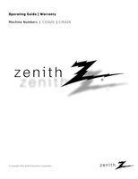 Zenith C32A26 C32A26T C36A26 TV Operating Manual